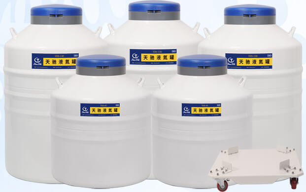 大口徑液氮生物容器都帶花盤么？